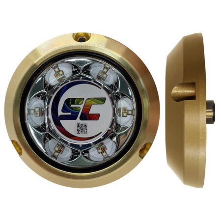 Shadow-Caster Led Lighting Shadow-Caster SC3 Series CC Full Color Change Bronze Surface Mount Underwater Light SC3-CC-BZSM